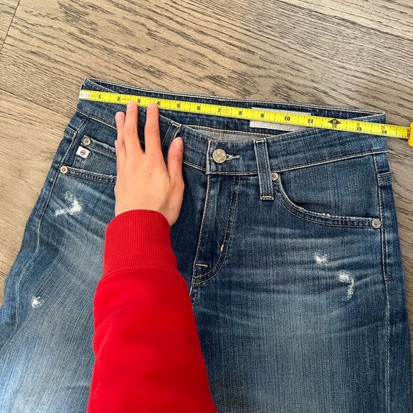 AG Adriano Goldschmied Ex-Boyfriend Slim Ag-ed Denim Jeans (24) - Picture 11 of 14